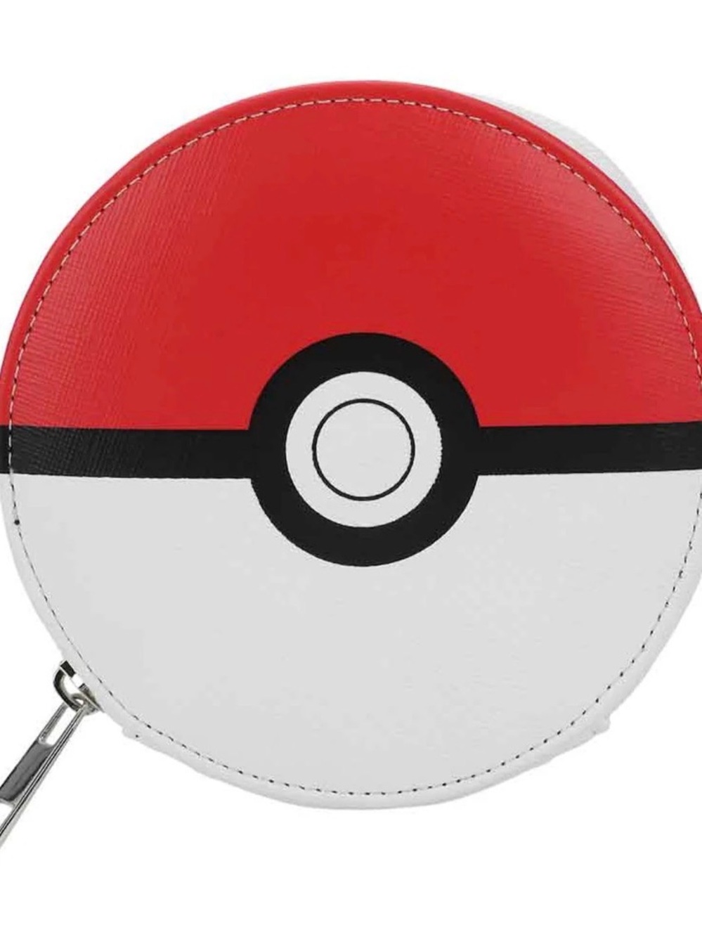 Round Poké Ball Coin Purse - Red & White